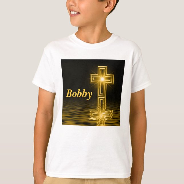 Camiseta T-Shirt ouro Cross (Frente)