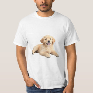Camiseta T-Shirt ouro Retriever Puppy