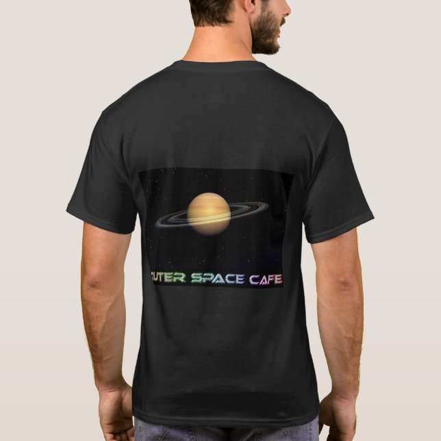 Camiseta T-Shirt OutSpaceCafe Saturn (Verso)