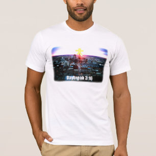 Camiseta T-shirt padrão 2 do 3:16 da aurora
