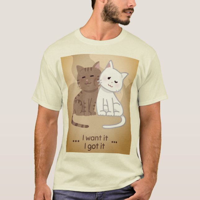 Camiseta T-Shirt Padrão Artístico e Negrito - Edição Limita (Frente)