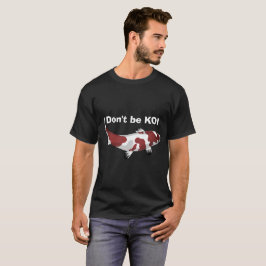 Camiseta T-Shirt Padrão De Peixes De Koi