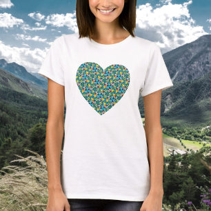 Camiseta T-Shirt Padrão do Partido Petal