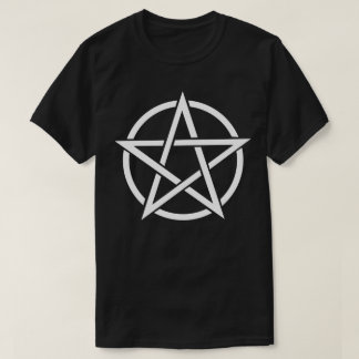 Camiseta T-shirt pagão de Wicca do símbolo do Pentagram da