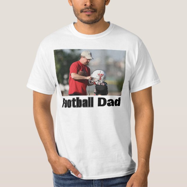 Camiseta T-Shirt Pai De Futebol Personalizado (Frente)
