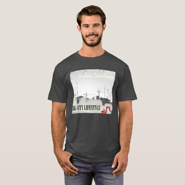 Camiseta T-Shirt Paisagem Urbana (Frente Completa)