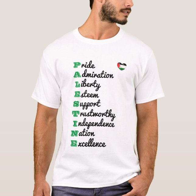 Camiseta T-Shirt Palestina (Frente)