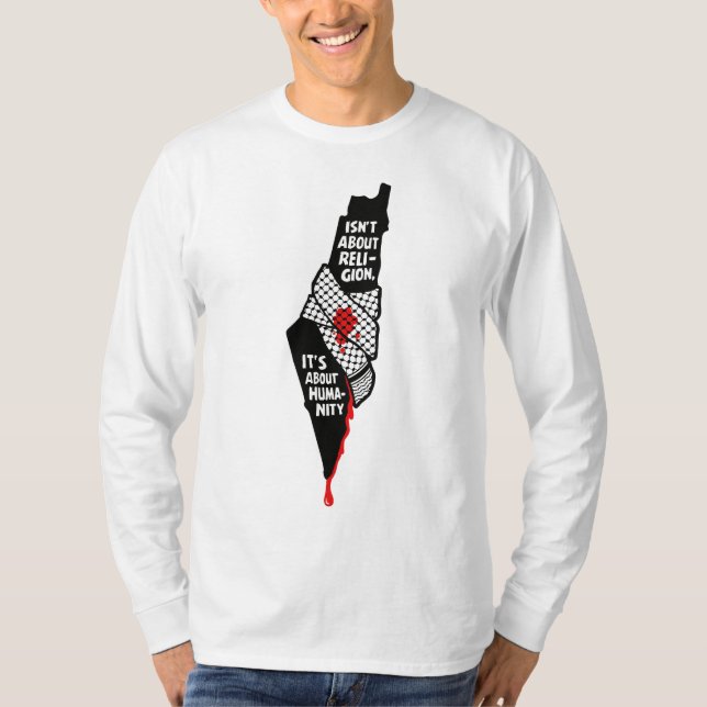 Camiseta T-Shirt PALESTINE GRATUITO (Frente)