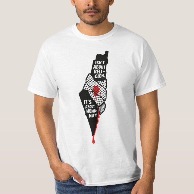 Camiseta T-Shirt PALESTINE GRATUITO (Frente)