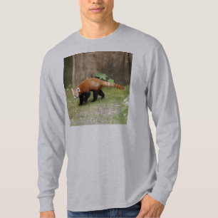 Camiseta T-shirt Panda-042 vermelho