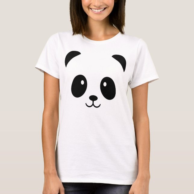 Camiseta T-Shirt Panda Bonita (Frente)