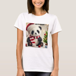 Camiseta T-Shirt Panda Natal