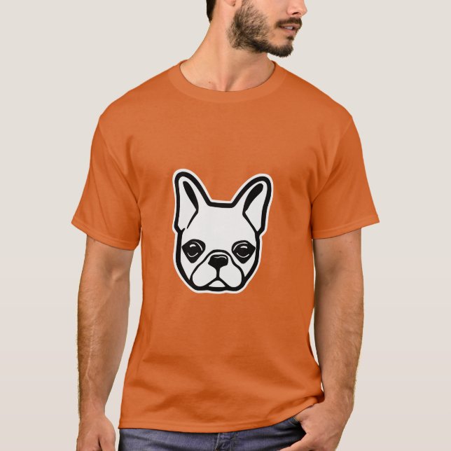 Camiseta T-Shirt para Bulldog Francês (Frente)