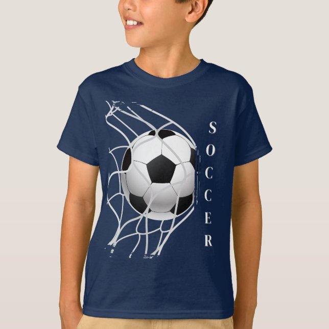 Camiseta T-shirt para crianças de futebol (Frente)