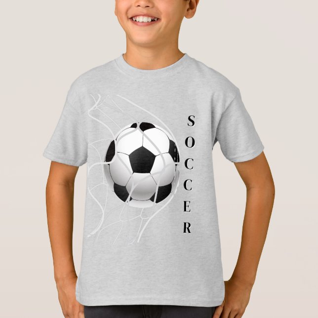 Camiseta T-shirt para crianças de futebol (Frente)