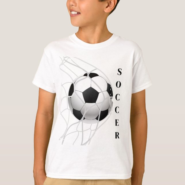 Camiseta T-shirt para crianças de futebol (Frente)