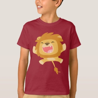 Camiseta T-shirt para crianças de leões saltitantes