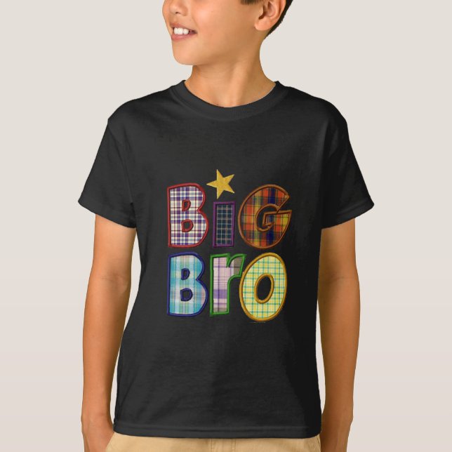Camiseta T-shirt para crianças do Big Bro (Frente)