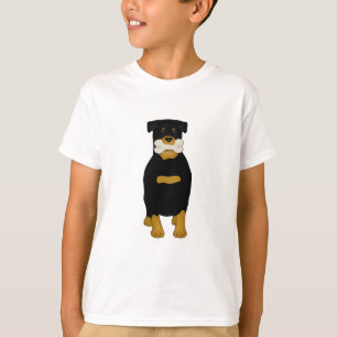 Camiseta T-Shirt para Crianças Rottweiler