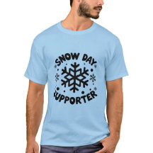 T-Shirt para dia de neve - Desi Floco de neve de i