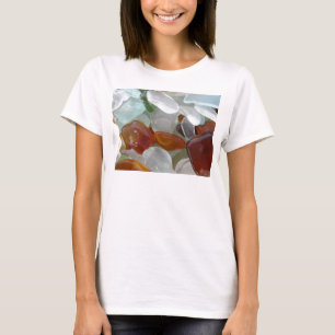 Camiseta T-shirt para ela, com vidro do mar