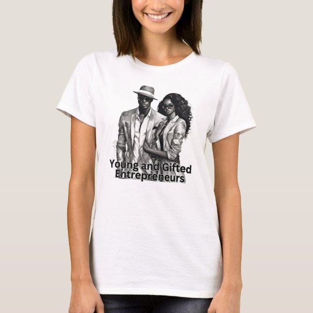 Camiseta T-Shirt para Empreendedores Jovens Presentes (Frente)