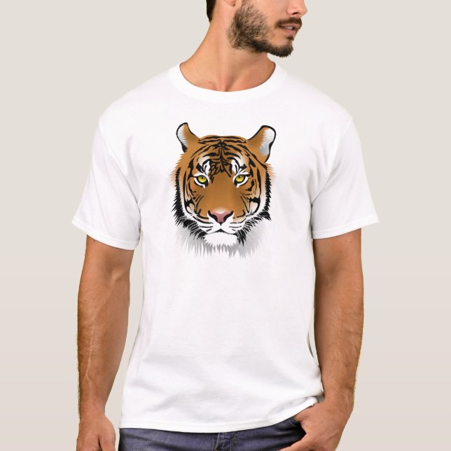 Camiseta T-Shirt para homens de tigres (Frente)