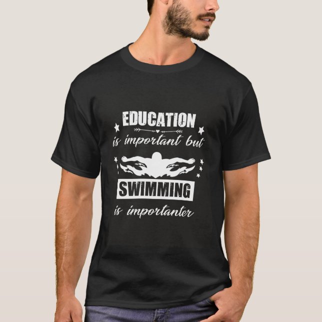 Camiseta t-shirt para natação (Frente)