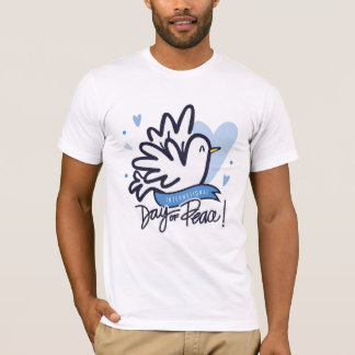 Camiseta T-shirt para o Dia Internacional da Paz! 21 sept