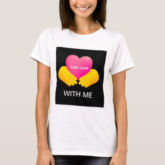 CAMISETA T-SHIRT PARA RAPARIGAS COM CASAIS AMANTES 1