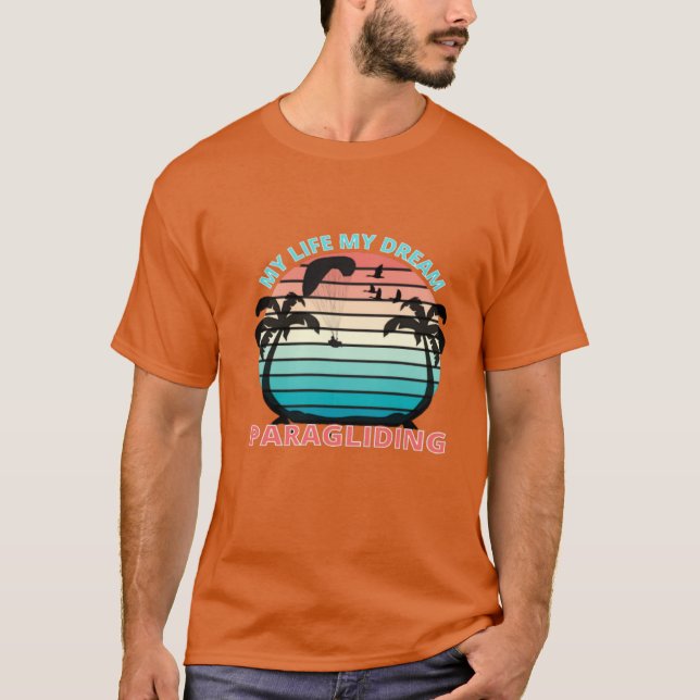 Camiseta T-shirt parapente  (Frente)