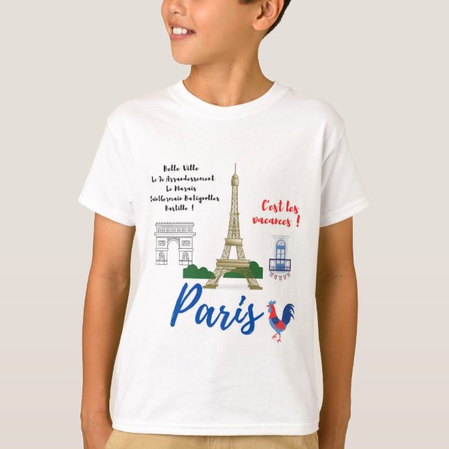 Camiseta T-shirt Paris (Frente)