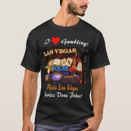 Camiseta T-Shirt Paris de Las Vegas