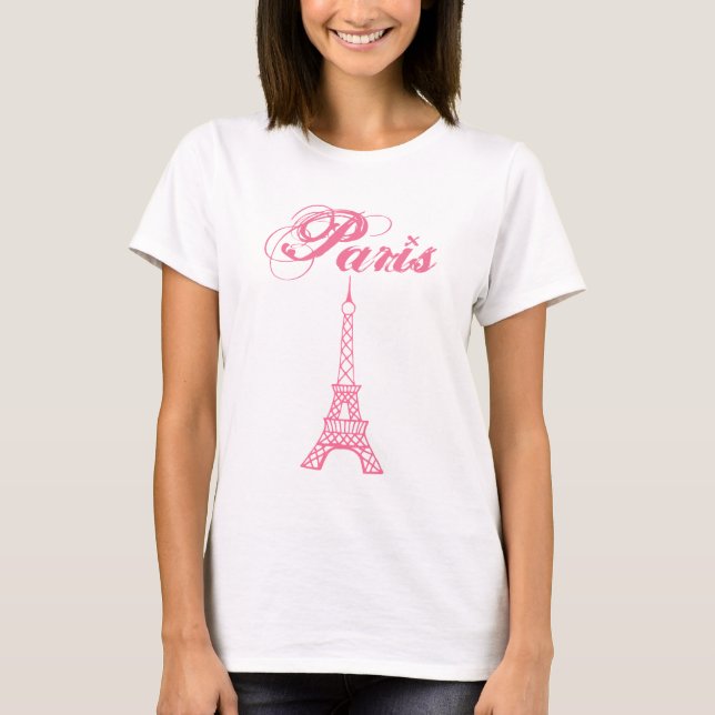 Camiseta T-Shirt Paris Eiffel Tower (Frente)