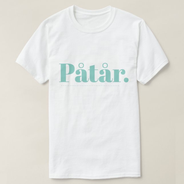 Camiseta T-Shirt Påtår (Frente do Design)