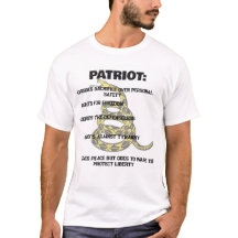 T-Shirt Patriot com cobra Gadsden