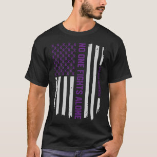 Camiseta T-shirt patriótico da consciência da epilepsia d