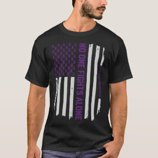 Camiseta T-shirt patriótico da consciência da epilepsia da