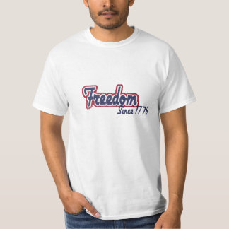 Camiseta T-shirt patriótico da liberdade 1776