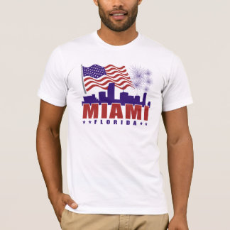 Camiseta T-shirt patriótico de Miami Florida