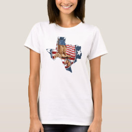 Camiseta T-Shirt Patriótico dos EUA no Texas