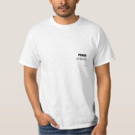 Camiseta T-shirt-paz 3-pequeno