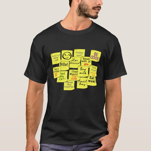 Camiseta T-shirt PEGAJOSO das NOTAS (Frente)