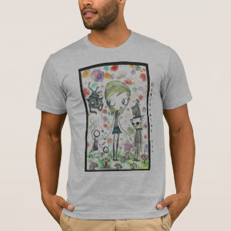 Camiseta T-shirt PERDIDO de ALICE pelo Dr. krinkles