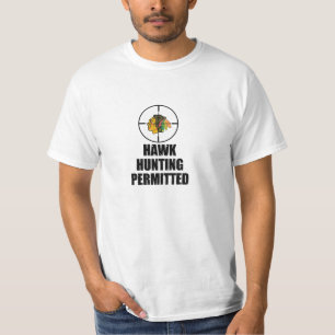 Camiseta T-shirt permitido caça do falcão
