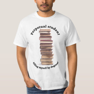 Camiseta t-shirt perpétuo do valor dos homens do estudante