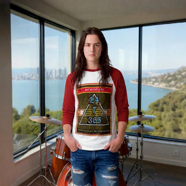 Camiseta T-Shirt Perseverança 24X7X365 (Criador carregado)