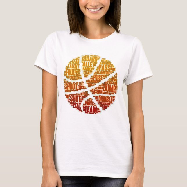 Camiseta T-Shirt Personaliza Equipe de Basquete de Mulheres (Frente)