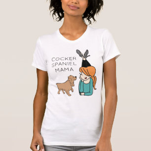 Camiseta T-Shirt Personalizada Cocker Spaniel Mama