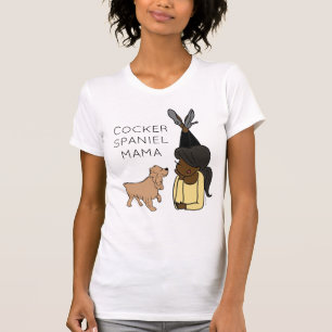 Camiseta T-Shirt Personalizada Cocker Spaniel Mama